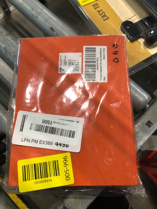 Photo 1 of ***MISSING PIECE*** ***MAJOR DAMAGE*** Niveaya Magnetic Hat Clip for Travel on Bag - 2 Pack, Magnet Storage Hook, Vacation Traveling Essentials Accessory Black & Brown