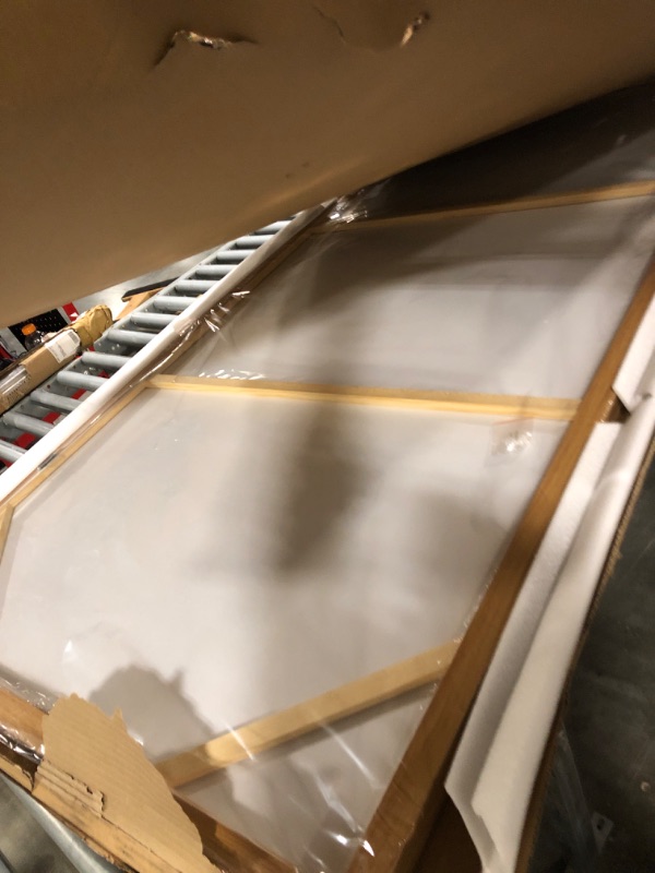 Photo 1 of ** NEW** Abstract Hanging Art Grey and Gold Poster Print Neutral Decorative Pictures 36"x70" Poster for Bedroom Artwork for Office