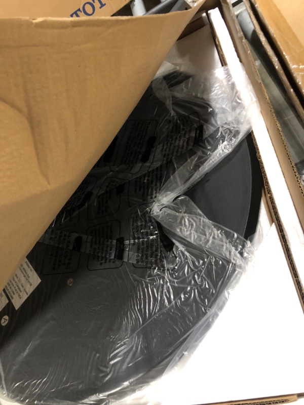 Photo 1 of ** SET TWO BOX** VASAGLE Bar Tables Set of 2, Round Cocktail High Top Pub Bistro Table for Events Party, Kitchen Dining, Home Bar, 23.6 x 23.6 x 41.3 Inches, Sturdy Metal Frame, Modern Style, Easy to Assemble, Black