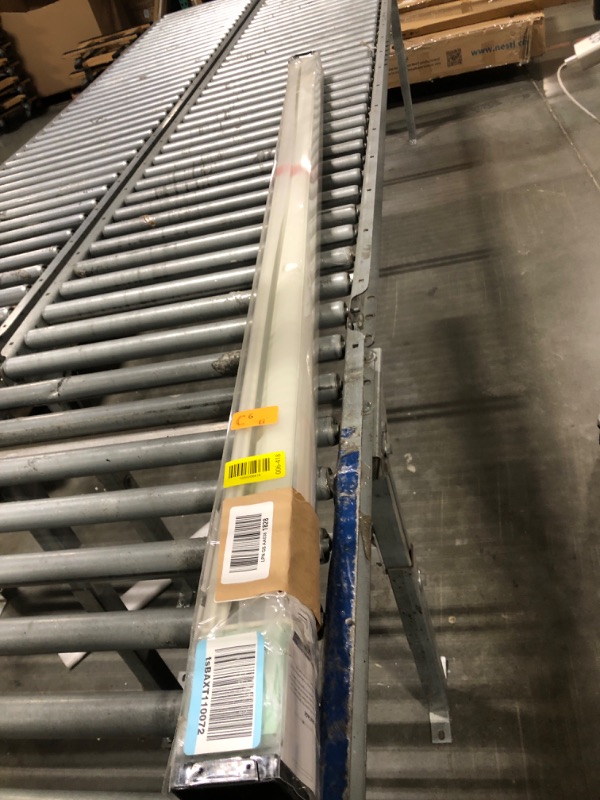 Photo 1 of ** USED** AOSKY Blackout Roller Shades Cordless Blinds for Windows, Free-Stop Shades with Valance, Thermal Insulated Fabric, UV Protection, Natural Woven Blinds for Home and Office (65" W x 72" H, Ivory)