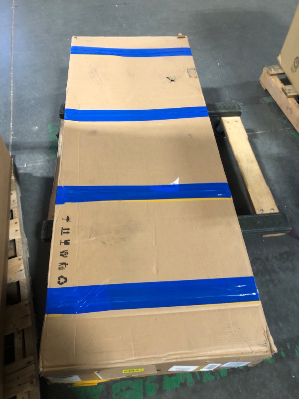 Photo 1 of ** MANUAL AND HARDWARE INCLUDED** LEDKINGDOMUS Hard Tri-fold FRP Tonneau Cover Fits for Toyota Tacoma 2024 2025, 5ft Bed with Track Rail System(Excl. Trail)