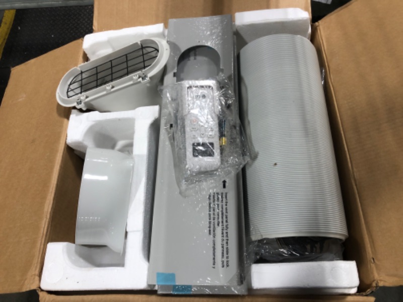 Photo 1 of ** NEW/ TESTED FUNCIONAL / MANUAL AND ACCESORIES INCLUDED** LG 10,000 BTU Smart Portable Air Conditioner, 115V, Cools 450 Sq.Ft. (18' x 25' Room Size), Portable Air Conditioner for Home with Voice Control, Works with LG ThinQ, Amazon Alexa, and Hey Google