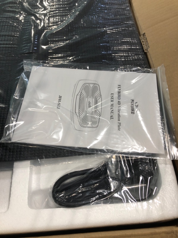 Photo 1 of ** BRAND NEW ITEM / ACCESORIES AND MAMANUAL INCLUDED** FLYBIRD 4D Vibration Plate 330 LBS Capacity, Oscillation, Linear, Pulsation Vibration Plate Exercise Machine, Triple Motors Vibration Plate for Lymphatic Drainage & Bone Density Building-Black