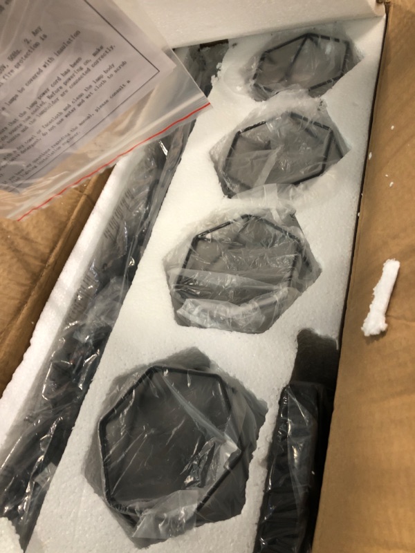 Photo 1 of ** BRAND NEW ITEM / MANUAL AND HARDWARE INCLUDED** 29.5 ‘’ 4-Light Kitchen Chandeliers Over Table, Farmhouse Black Dining Room Light Fixture, Linear Rustic Wood Ceiling Pendant Island Light Fixtures with Metal Lampshade, Height Adjustable