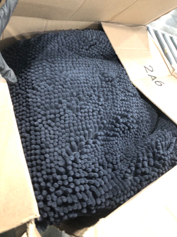 Photo 1 of ** USED** Muddy Mat® AS-SEEN-ON-TV Highly Absorbent Microfiber Door Mat and Pet Rug, Non Slip Thick Washable Area and Bath Mat Soft Chenille for Kitchen Bathroom Bedroom Indoor and Outdoor - Charcoal 36" x 120"