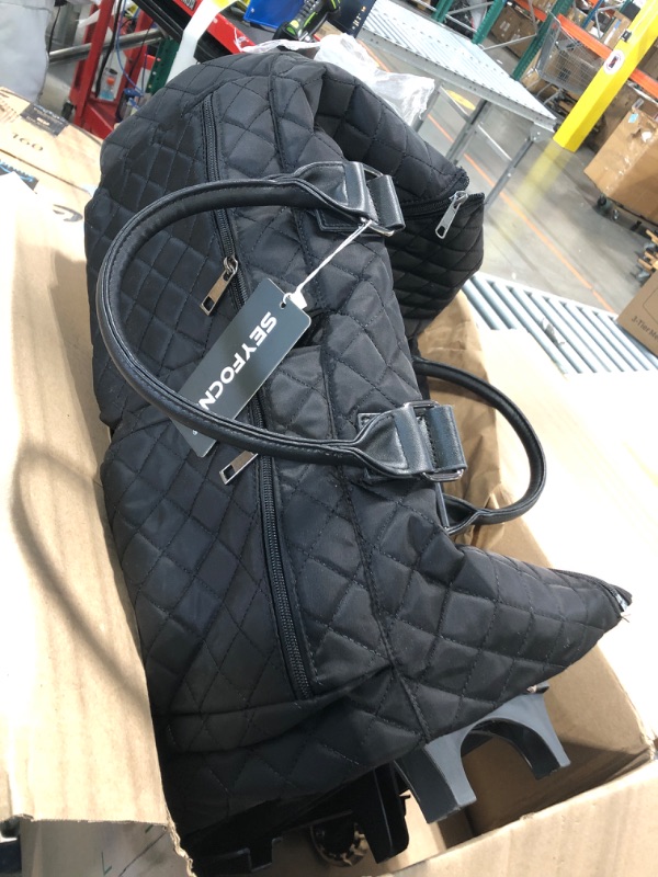 Photo 1 of ** VERY USED** Rolling Garment Bags for Travel,Convertible Duffle Garment Bag Roller Bag Carry on Garment Bag with Wheels Luggage Rolling Weekender Roller Duffle Bags for Travel-Black