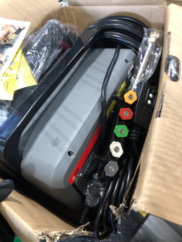 Photo 1 of ** MANUEL INCLUDED** Chemical Guys Electric Pressure Washer PM2000 PRO – 2030 PSI, 1.77 GPM, 25’ Flex Hose, Compact Design, 360° Casters, Standard Connections, Cable Storage – EQP411