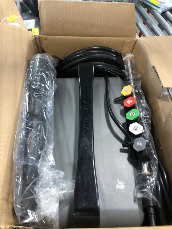 Photo 1 of ** MANUEL INCLUDED** Chemical Guys Electric Pressure Washer PM2000 PRO – 2030 PSI, 1.77 GPM, 25’ Flex Hose, Compact Design, 360° Casters, Standard Connections, Cable Storage – EQP411