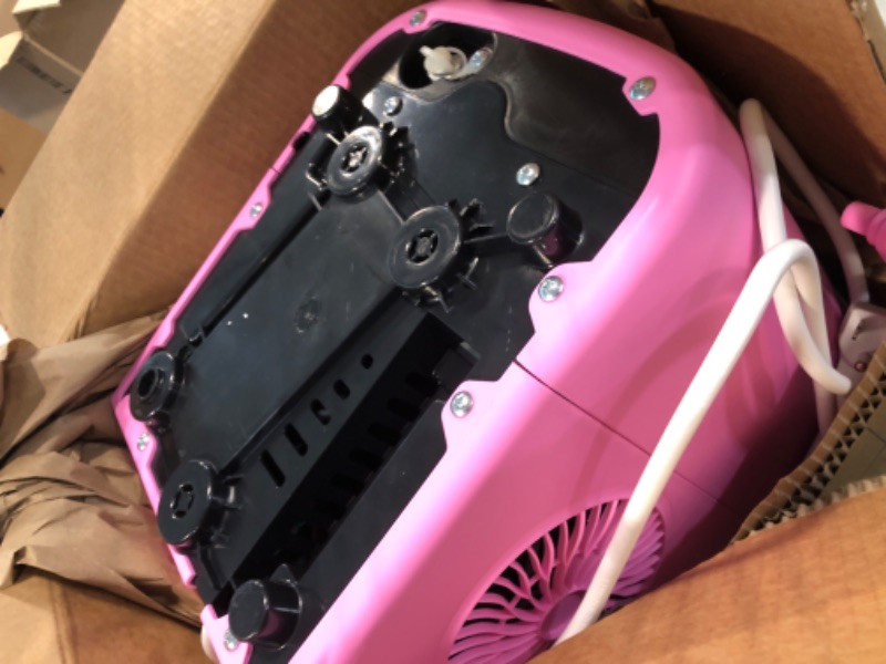 Photo 1 of ** VERY USED** EUHOMY Countertop Ice Maker Machine with Handle, 26lbs in 24Hrs, 9 Ice Cubes Ready in 6 Mins, Auto-Cleaning Portable Ice Maker with Basket and Scoop, for Home/Kitchen/Camping/RV. (Pink)LPNNH45VYZGGG