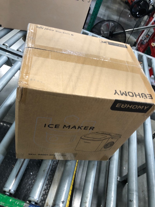 Photo 1 of ** VERY USED** EUHOMY Countertop Ice Maker Machine with Handle, 26lbs in 24Hrs, 9 Ice Cubes Ready in 6 Mins, Auto-Cleaning Portable Ice Maker with Basket and Scoop, for Home/Kitchen/Camping/RV. (Pink)LPNNH45VYZGGG