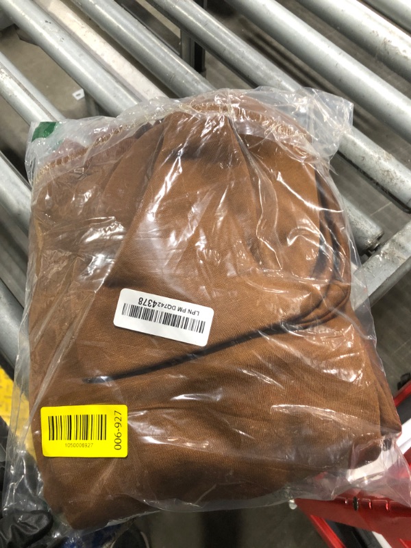 Photo 1 of ** DAMAGE MINOR** Fisoew Womens Oversized Sweatshirt Bow Tie Long Sleeve Crewneck Casual Fall Pullover Tops Brown size L