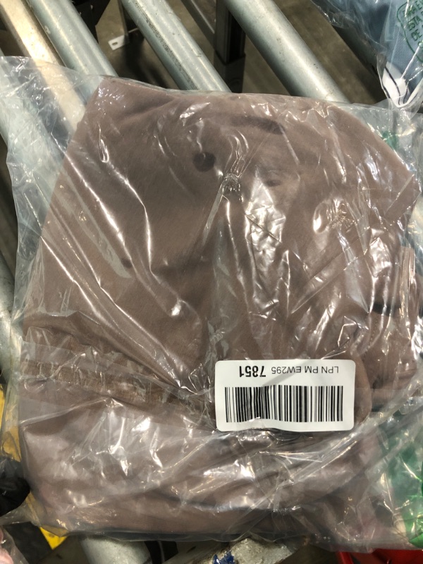 Photo 1 of ** USED/ DAMAGED MINOR ** Two Piece Set for Women Summer Cruise Travel Outfits 2025 Beach Vacation Clothes Trendy Lounge Sets Matching Sets Wide Leg Pants Set Airport Sweat Set Brown L