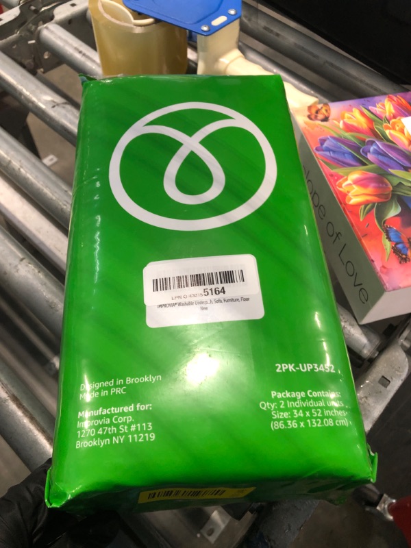 Photo 1 of ** ONLY ONE ** IMPROVIA® Washable Underpads, 34" x 52"  Heavy Absorbency Reusable Incontinence Pads for Kids, Adults, Elderly, and Pets - Waterproof Protective Pad for Bed, Couch, Sofa, Furniture, Floor