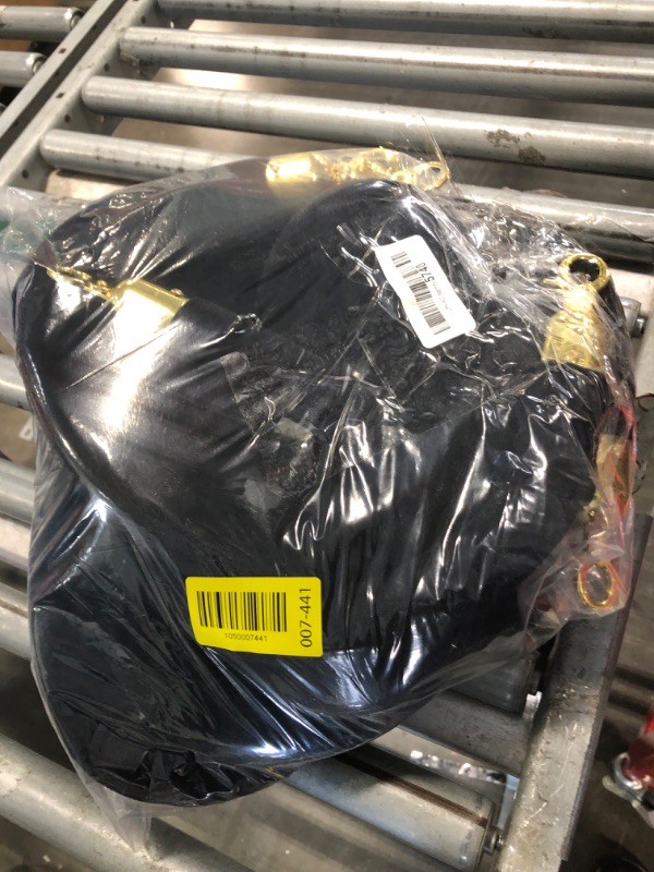 Photo 1 of ** SIMILAR ** PATIKIL 5 Feet Pink Velvet Stanchion Rope, 6 Pack Crowd Control Barrier Rope with Snap Hooks for Posts Stands Queue Divider of Hotel Theater, Golden