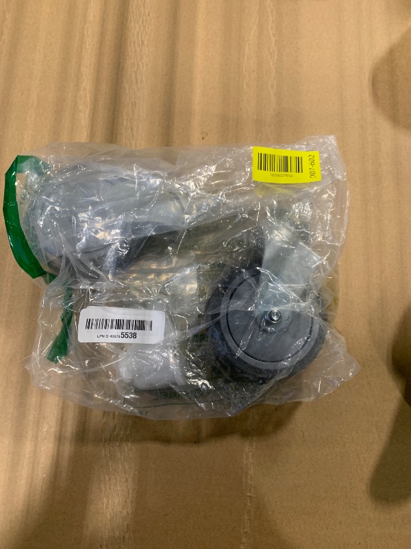 Photo 1 of ***** ONLY 2 ****** RILIDRI 4-Inch Swivel Stem Caster, 7/16-Inch Stem Diameter Rubber Wheel, Heavy Duty TPR Replacement Wheels for Rubbermaid Mop Bucket Cart Grill Casters - 4 Pack