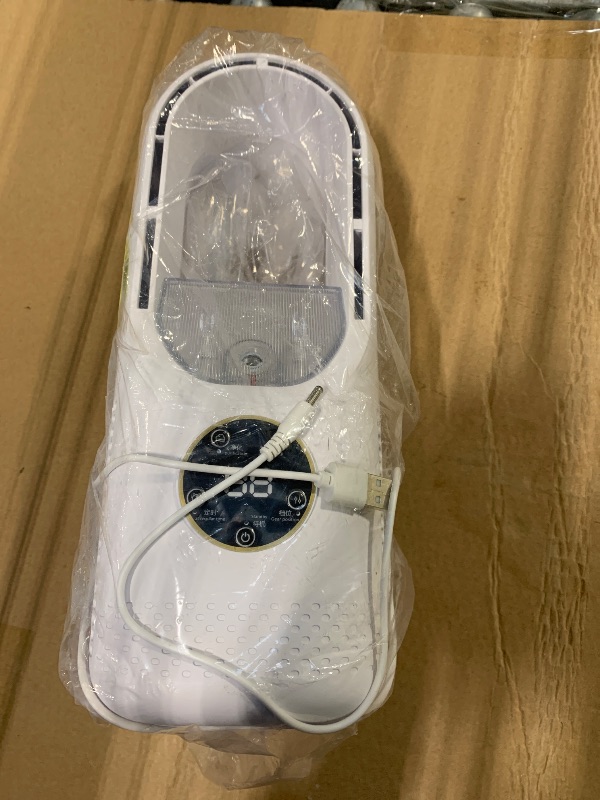 Photo 1 of *Untested*
swanyoyo Bladeless Fan with Humidifier and RGB Lights, USB Powered Desk Fan, 6-Speed Quiet Personal Cooling Fan for Office Home Bedroom, No Blades Design Safer than Traditional Fans (White)