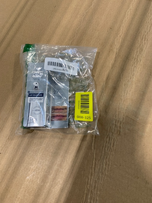 Photo 1 of *Missing Part*
RoC Derm Correxion Lip Volumizer - Lip Plumper Peptide Treatment with Hyaluronic Acid & Vitamin E + Line Smoothing Eye Cream Packette