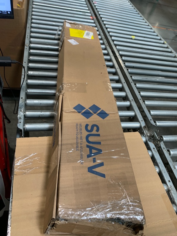 Photo 1 of ***** MISSING SCREWS **** iDesign Curved Metal Shower Curtain Rod, Adjustable Customizable Curtain Rod for Bathtub, Stall, Closet, Doorway, 41-72 Inches, Matte Black,79077