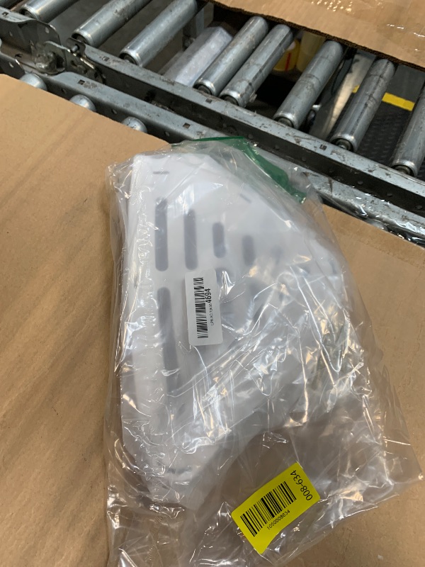 Photo 1 of **** MISSING SOAP DISH ****** Sotfamily Shower Caddy Corner, Adhesive Corner Shower Shelves for Bathroom Organizers and Storage, Rust Free Plastic Rack for Bathroom Accessories & Decor, 2 Pack + Soap Dish, White