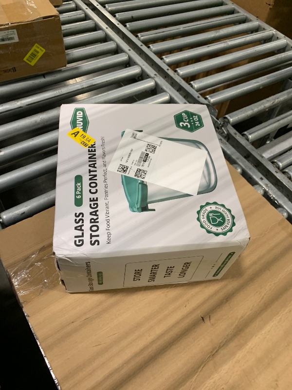 Photo 1 of [UPGRADED LID] 6 Sets 3 Cup Glass Meal Prep Containers with Lids, Food Storage Bowl Jars for Leftover Lunch Meal Oats Salad Soup Fruit Snack Yogurt - Microwave, Oven, Freezer Safe, BPA Free, Airtight