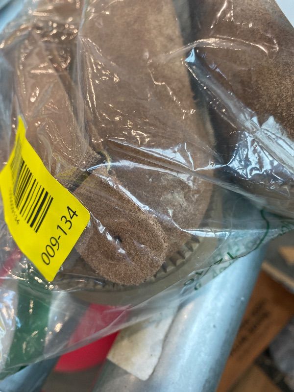 Photo 1 of *Minor Damage*
Girls Platform Clogs Boys Indoor Outdoor Slippers with Adjustable Back Strap Classic Leather Clogs Anti-Skid Mules Kids Casual Flat Shoes,Brown,5 Big Kid=EU 37