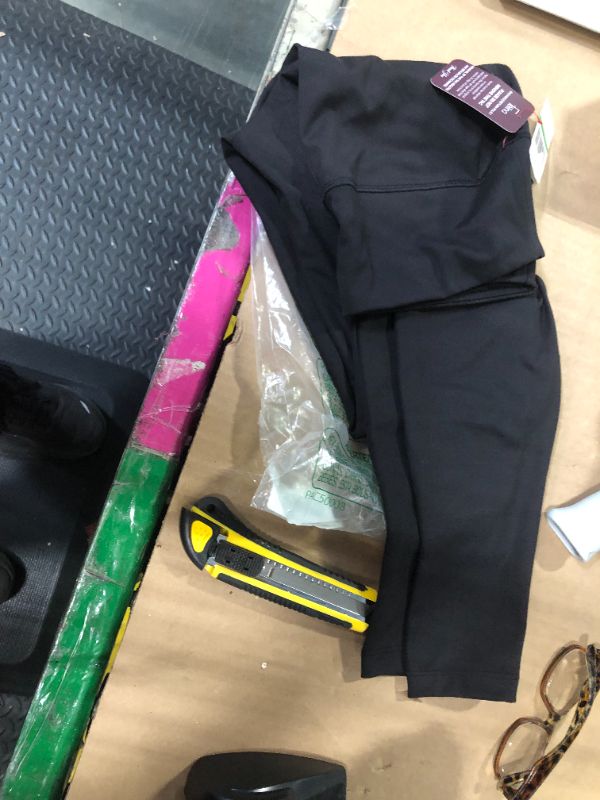 Photo 1 of ***ONLY ONE***Felina Sueded Athleisure Performance Legging (2-Pack) Womens Leggings w/Slimming Waist Band Style: C3690RT Black