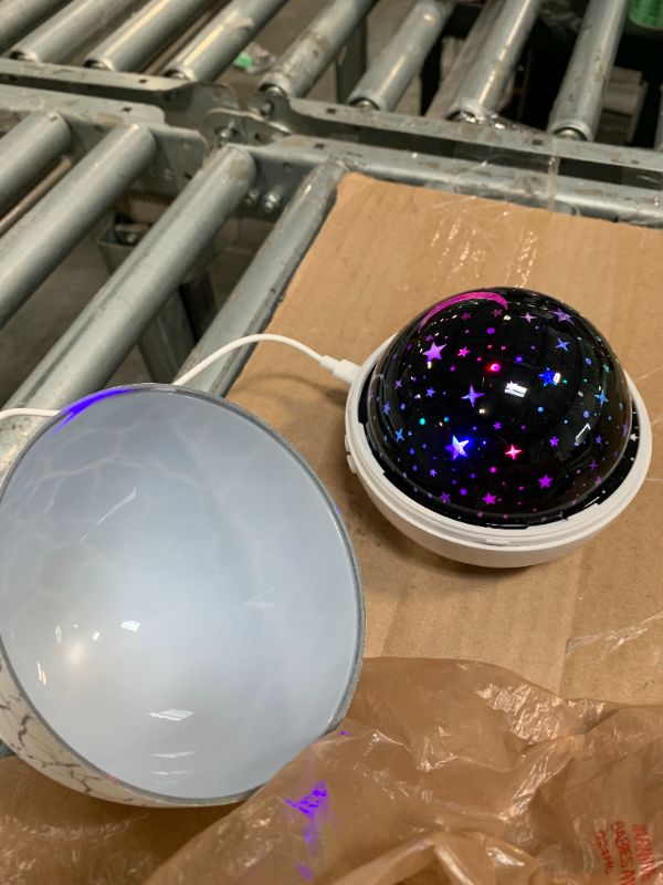 Photo 1 of ** MISING REMOTE***Baby Sound Machine Night Light Projector Kids Christmas Gifts | 15 White Noise Machine & 3D Films | 31Colors & Remote Control | Autism Toys Night Light for Kids, Baby Boy Toys, Egg Light for Nursery