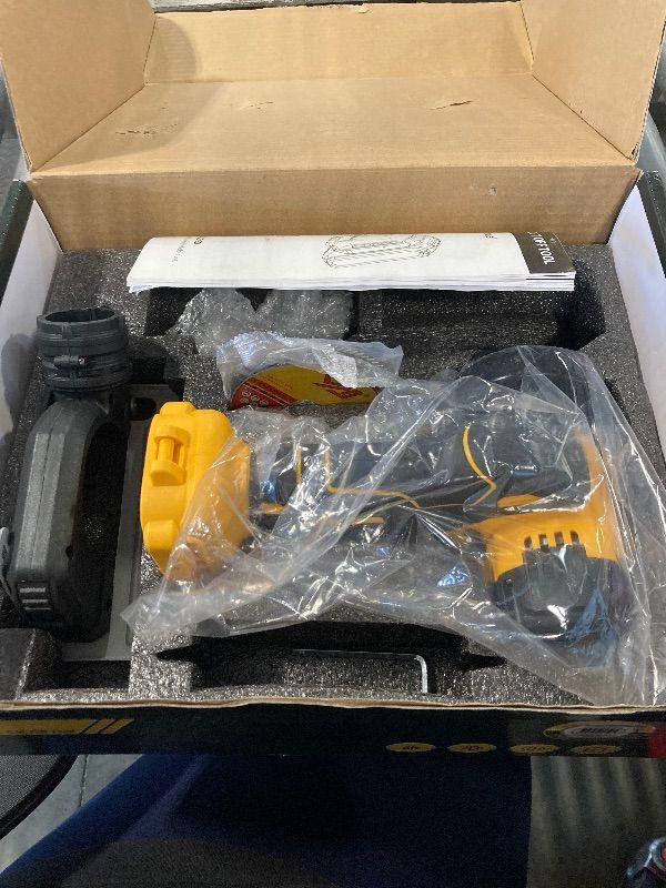 Photo 1 of **MISSING BATTERY** CAMXTOOL Cut Off Tool for Dewalt 20V Max Battery, 3Inch Cordless Mini Cut Off Tool, 20000 RPM, 5 Saw 3” Blades for Metal, Wood, Tile & Plastic Cutting, Removable Dust Cover (Tool Only)