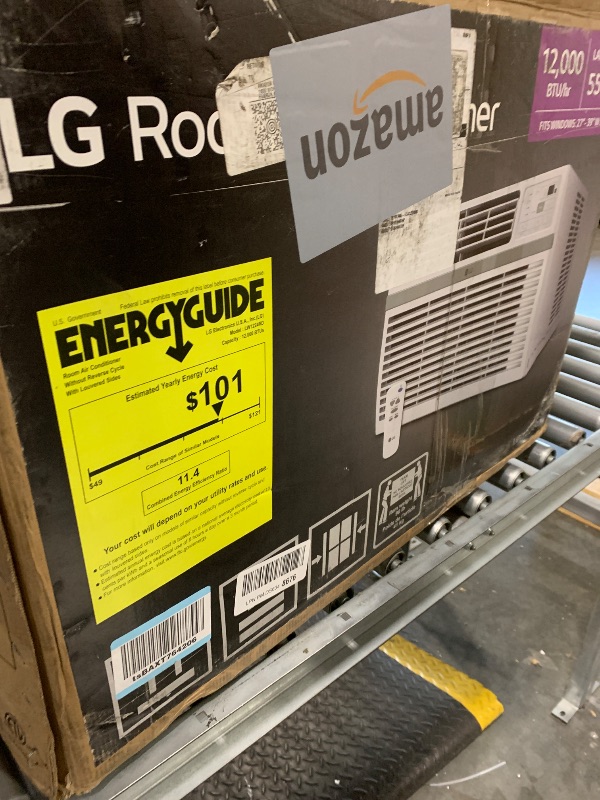 Photo 1 of **** Brand new in Sangar condition. Everything works.****LG 12,000 BTU Window Air Conditioner, Cools 550 Sq.Ft. (22' x 25' Room Size), Quiet Operation, Electronic Control with Remote, 3 Cooling & Fan Speeds, Auto Restart, 115V the only thing you just gott