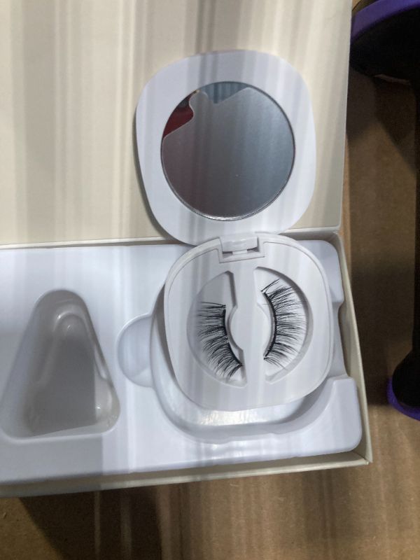 Photo 1 of ***MISSING PARTS*** LASHVIEW Upgrade Magnetic Eyelashes with Applicator Reusable Soft Magnetic Eyelashes Natural Look No Glue Needed Lashes Kit Easy to Wear and Remove(A02)