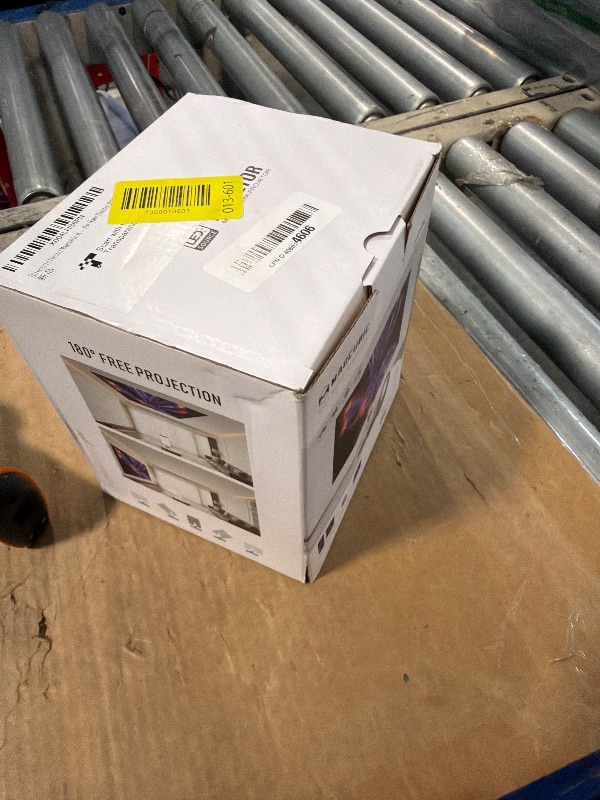 Photo 1 of ?Electric Focus?Magcubic Mini Projector 4K Support, Portable Projector with WiFi 6 and Bluetooth 5.4, Smart Proyector, 5W Soundbase Speaker, 180°Rotation for Home Theater