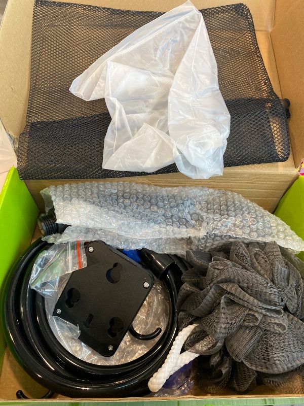 Photo 1 of *Missing Parts*
Spopal Portable Shower for Camping, [Long-Lasting] 6000mAh Rechargeable Camping Shower with Intelligent LED Display, 4 Spray Modes, IPX7 Waterproof Outdoor Camp Pump for Hiking, Travel, Car, Pet