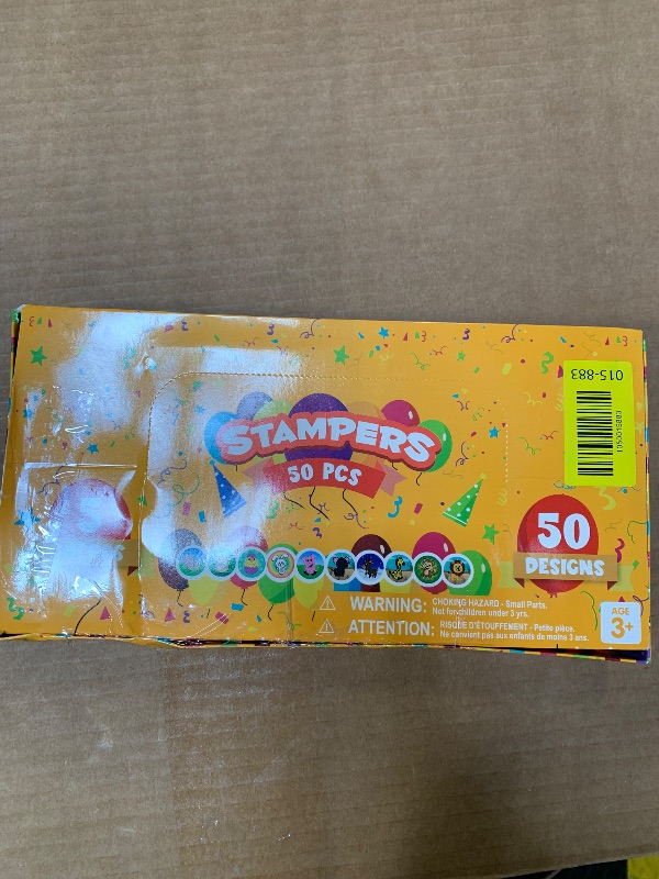 Photo 1 of *MISSING PARTS UNKNOWN*
JOYIN 50 Pcs Assorted Stamps for Kids - Self-Ink Stamps with 50 Designs for Birthday Party Favor, Carnival Prizes, School Stampers, Goodie Bag, Halloween, Christmas (Zoo, Holiday Stampers)
