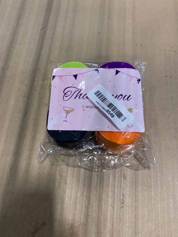 Photo 1 of ** 4 ROLLS ** NICROLANDEE Halloween Crepe Paper Streamers - Black & Orange, 82ft Long, 8 Rolls for Halloween Theme Horror Party, Birthday & Home Party Backdrop Decorations