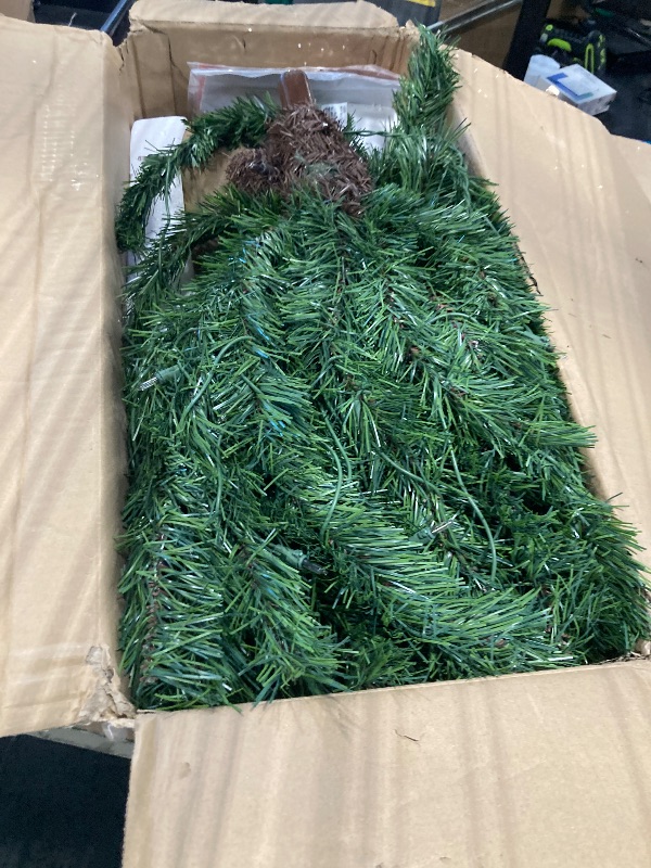 Photo 1 of ***similar item***Best Choice Products Artificial Christmas Tree, 6ft Premium Pre-Lit Realistic Spruce Holiday Décor w/Dense Branches, Metal Base - Green Spruce