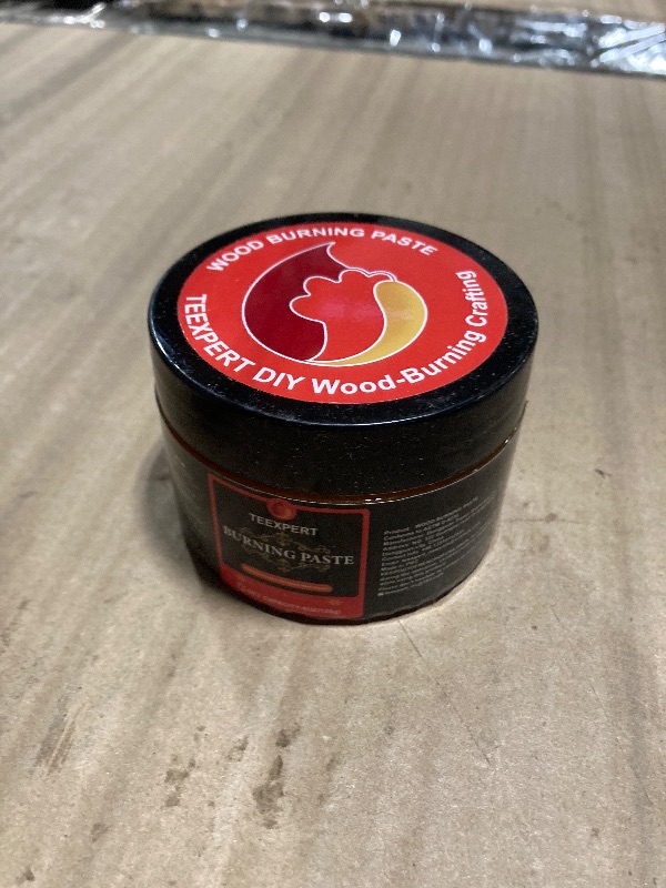 Photo 1 of *** missing parts***Teexpert Wood Burning Gel Pen Kit, 4 OZ Paste, 2 Double-Sided Scorch Pens, 4 Tips, Squeegee, Sandpaper for DIY Heat Sensitive Wood Crafts Suitable for Artists & Beginners