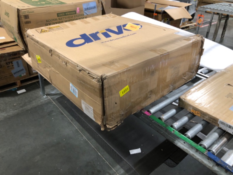 Photo 1 of ** NO HARDWARE**
Drive Medical Blue Streak Lightweight Wheelchair with Swing-Away Footrests and Flip-Back Arms, Portable Folding Wheelchair for Adults and Seniors, 18 Inch Seat