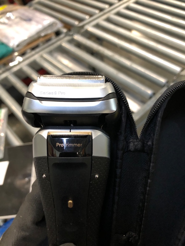 Photo 1 of ***CHARGER MISSING***Braun Series 9 9517s PRO+ Electric Razor for Men, 5 Pro Shave Elements & Precision Long Hair ProTrimmer, Charging Stand, Braun’s Best for Smooth Skin, Wet & Dry Electric Razor with 60min Runtime