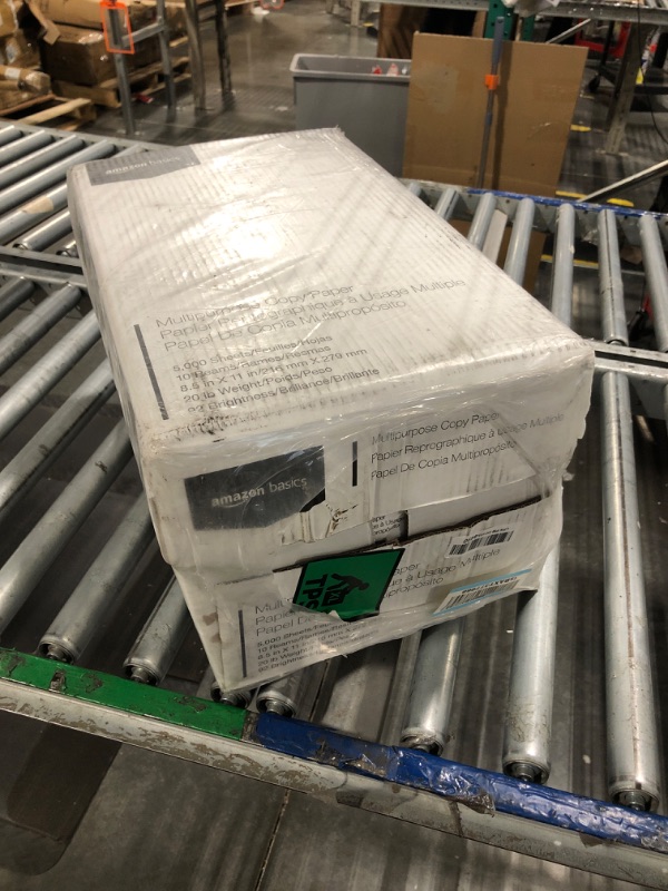 Photo 1 of ** FACTORY SEALED **  SOLD AS IS, NO REFUND/RETURN**
Amazon Basics Multipurpose Copy Printer Paper, 20 lb, 8.5 x 11 Inches, 10 Reams (5,000 Sheets), 92 Bright, White