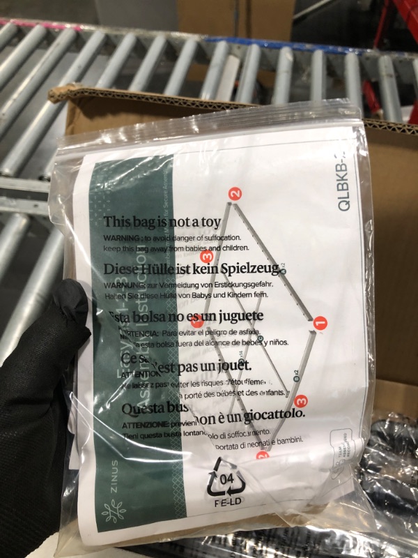 Photo 1 of ** FACTORY SEALED **  SOLD AS IS, NO REFUND/RETURN**
ZINUS Queen Quick Lock Bunkie Board, Box Spring & Bed Slat Replacement, Metal Frame with Steel Slats, Easy Assembly