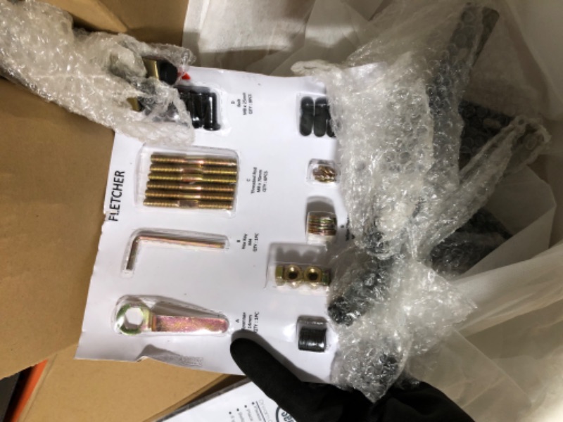 Photo 1 of ** FACTORY SEALED **  SOLD AS IS, NO REFUND/RETURN**
Serta Triton 78" Sofa, Transitional Modern, Dreamcoil Comfort, Metal Legs, Vegan Leather, Navy Blue