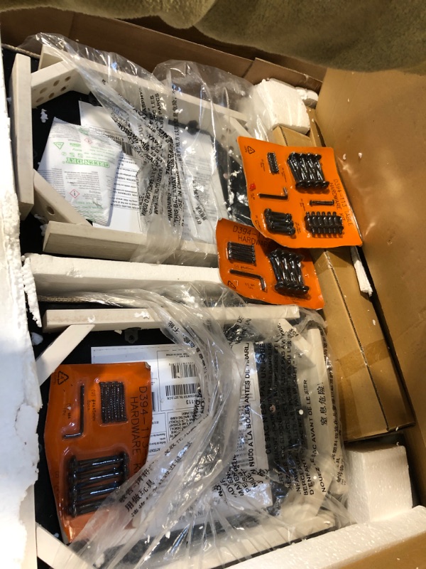 Photo 1 of ** FACTORY SEALED **  SOLD AS IS, NO REFUND/RETURN**
Signature Design by Ashley Skempton 3 Piece Counter Height Dining Set, Includes Table and 2 Barstools, Whitewash