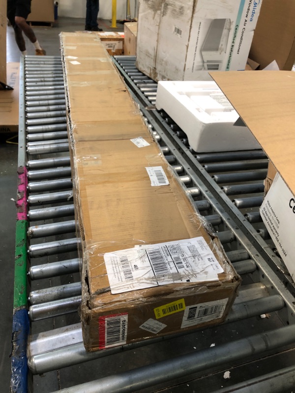 Photo 1 of ** FACTORY SEALED ** SOLD AS IS, NO REFUND/RETURN**
FREDBECK 36in x 96in Wood Sliding Barn Door with 6.6FT Barn Door Hardware Kit Included K Shape Solid Spruce Panel Sliding Door Double Surfaces Need to Assembly