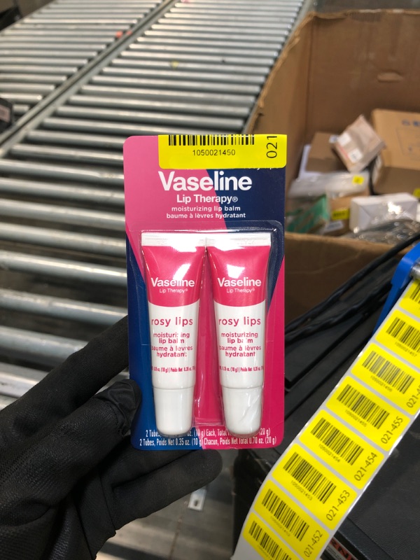 Photo 1 of ** FACTORY SEALED **Lip Therapy - Rosy Lips by Vaseline for Women - 0.7 oz Lip Balm (Pack of 3)