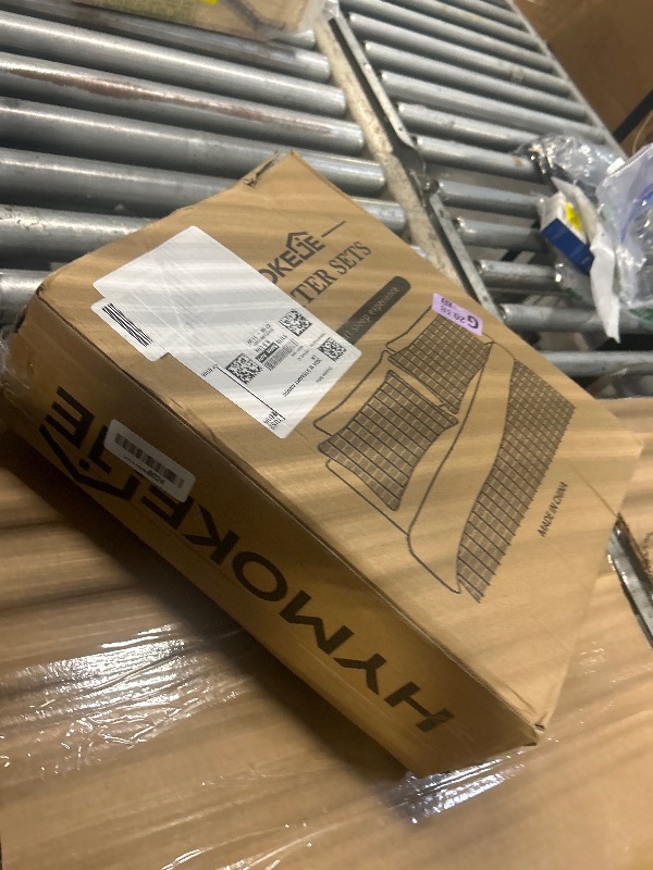 Photo 1 of ****COLOR GREY****
HYMOKEGE Navy Blue/Light Grey Queen Comforter Set Seersucker 7 Pieces, All Season Luxury Bed in a Bag Queen for Bedroom, Bedding Set with Comforter, Sheets, Pillowcases & Shams