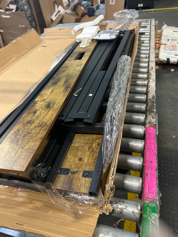 Photo 1 of ****MISSING FEW SCREWS****
Liians Queen Bed Frame with Headboard, Metal Platform Bed with Smart LED Lights and USB Charging Station, Easy Assembly, No Box Spring Needed