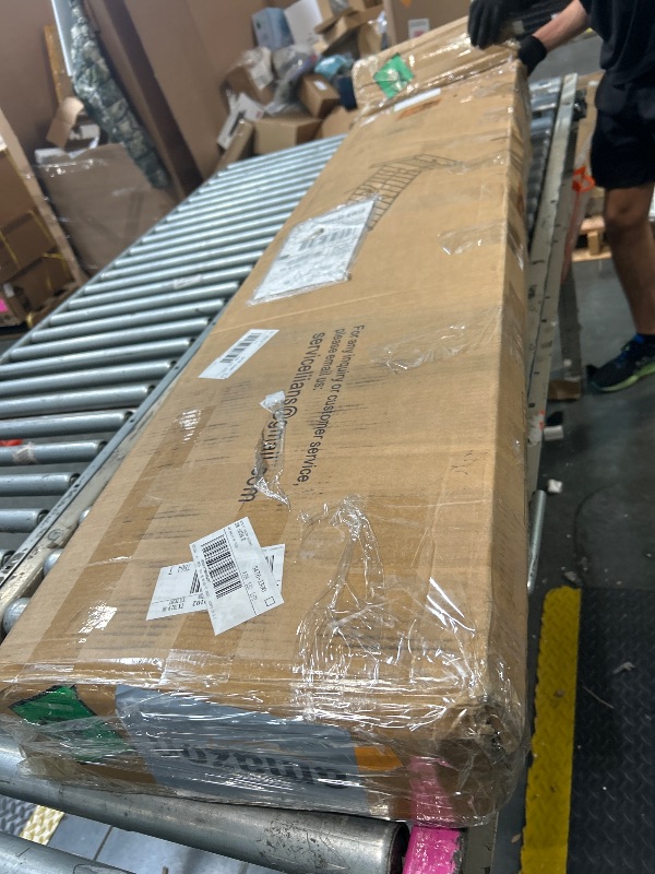 Photo 1 of ****MISSING FEW SCREWS****
Liians Queen Bed Frame with Headboard, Metal Platform Bed with Smart LED Lights and USB Charging Station, Easy Assembly, No Box Spring Needed