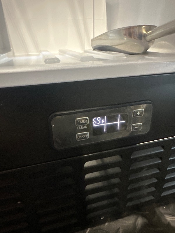 Photo 1 of *Minor Damage*
ICEVIVAL Commercial Ice Machine, Under Counter Ice Maker 66 Lb/Day, Built-in Freestanding Nugget Ice Maker with 2-Drawer Ice Baskets, Auto-Cleaning & 24H Timer, for Commercial & Home Use(Black)