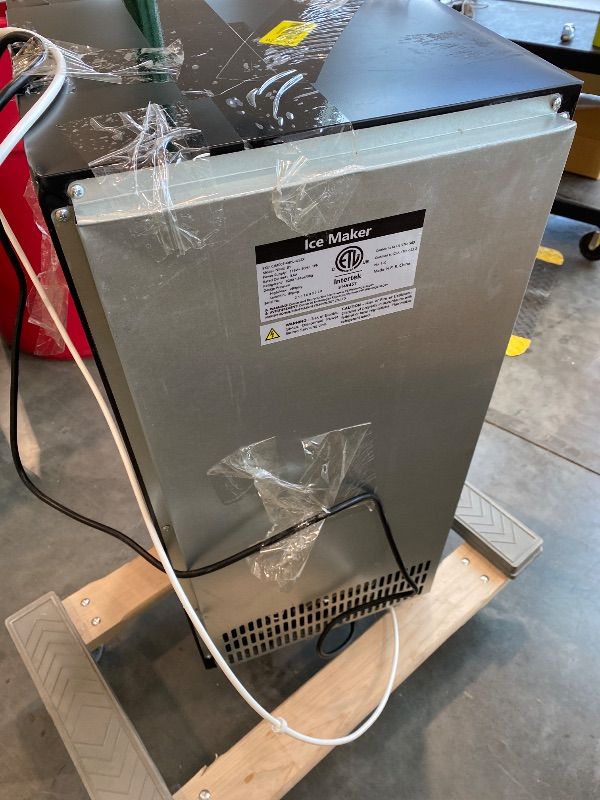 Photo 1 of *Minor Damage*
ICEVIVAL Commercial Ice Machine, Under Counter Ice Maker 66 Lb/Day, Built-in Freestanding Nugget Ice Maker with 2-Drawer Ice Baskets, Auto-Cleaning & 24H Timer, for Commercial & Home Use(Black)
