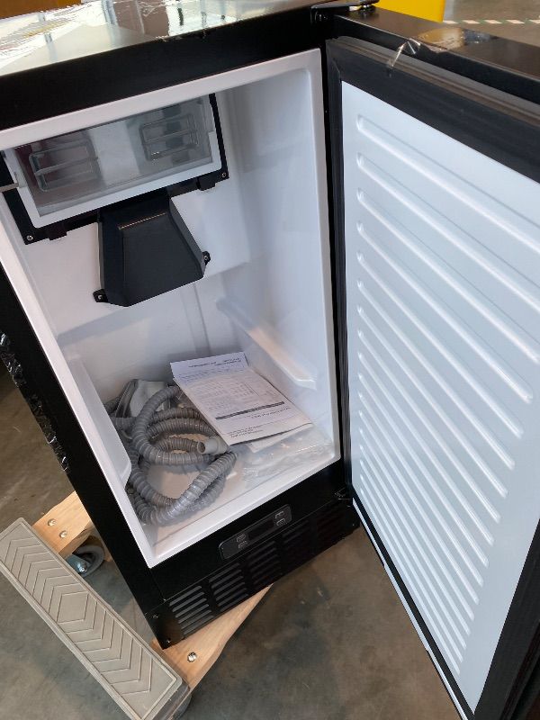 Photo 1 of *Minor Damage*
ICEVIVAL Commercial Ice Machine, Under Counter Ice Maker 66 Lb/Day, Built-in Freestanding Nugget Ice Maker with 2-Drawer Ice Baskets, Auto-Cleaning & 24H Timer, for Commercial & Home Use(Black)